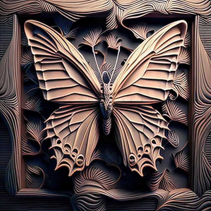 3D model Papilio crino (STL)